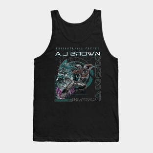 A.J. Brown: History in the Making -Philadelphia Eagles Wide Receiver 2024 Illustration Tank Top